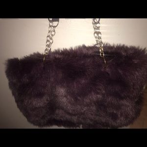 Rabbit Fur Purse